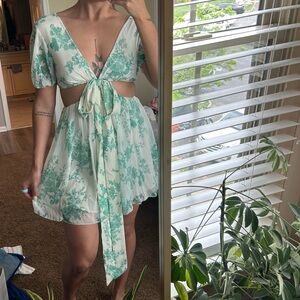 New with tags dress with cut outs